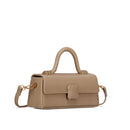 Bolsa Estruturada com Alça de Mão e Fecho Clássico