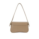 Bolsa Tiracolo com Design Ondulado e Alça Ajustável